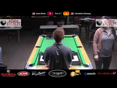 Final. HUGE $47,000+Calcutta: Johnathan Hennessy VS Jesse Moore, 9-Ball, Ark-La-Tex Classic, ACME.