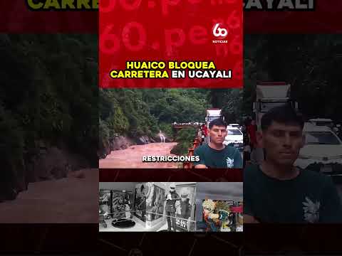 HUAICO BLOQUEA CARRETERA EN UCAYALI