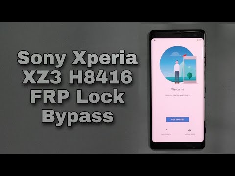 Sony Xperia XZ3 H8416 Bypass FRP Android 9.0