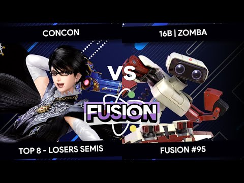 Fusion #95 - ConCon (Bayonetta) vs Zomba (R.O.B.) - Top 8 - Losers Semis