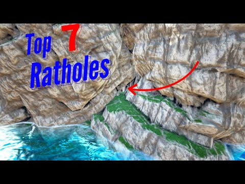 Top 7 Ratholes On Crystal Isles | Ark Survival Evolved Broken Spots