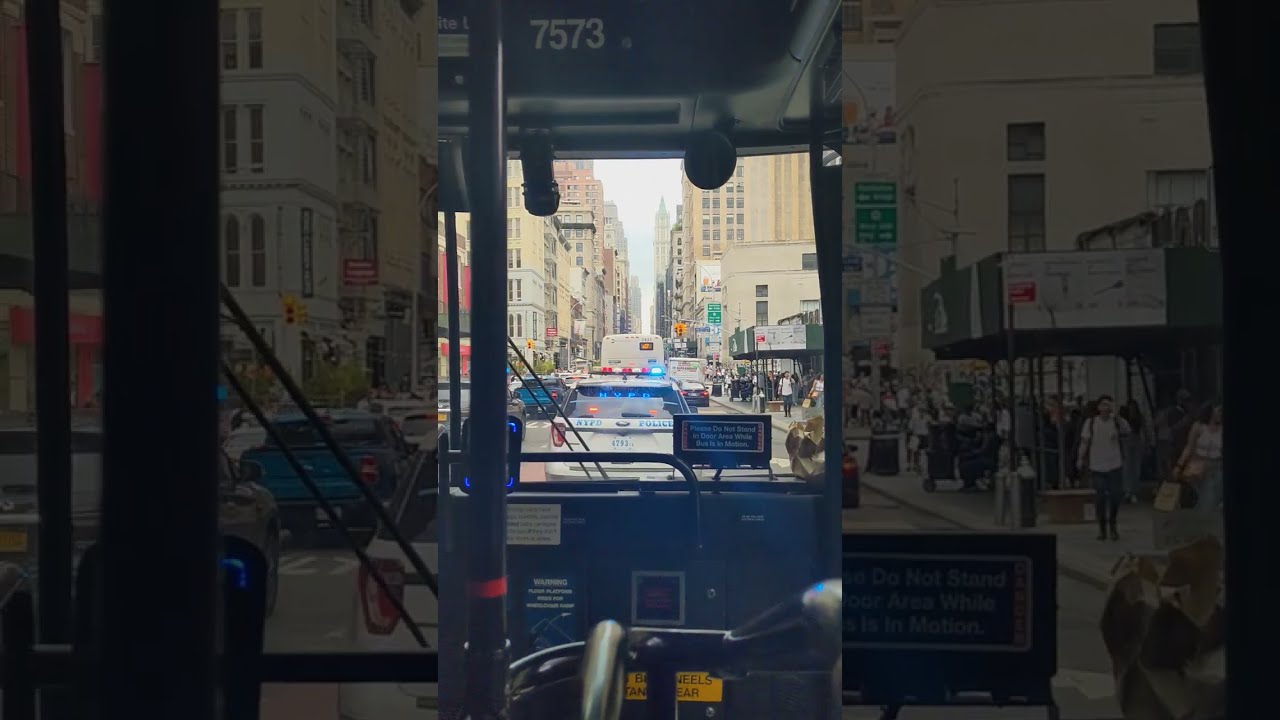 #shorts NYPD Ford Explorer Police Interceptor Utility® responding to a call in Lower Manhattan