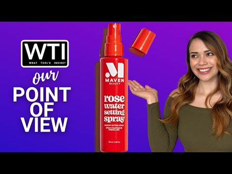 MAVEN BEAUTY Rose Water Setting Spray - WTI product video review