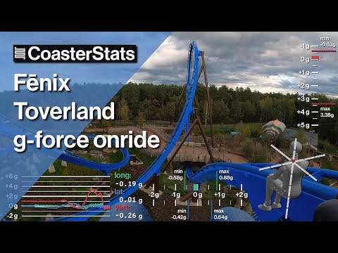 Fēnix g-force onride - Toverland [4K 60FPS]
