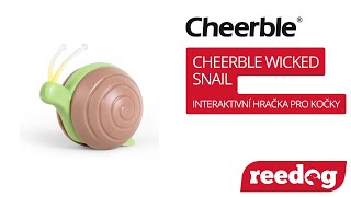 Hračka pro kočky Interaktivní - Cheerble Wicked Snail