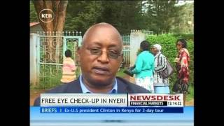 Kikuyu Hospital offers free eye check up for Nyeri residents