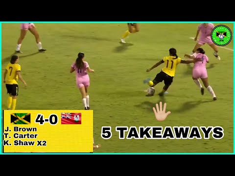 The Reggae Girlz Slapped Bermuda 4-0 In world Cup Qualifiers & Here Are 5 Take-Aways From That Win