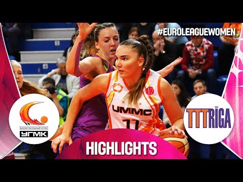 UMMC Ekaterinburg v TTT Riga - Quarter-Finals - Highlights - EuroLeague Women 2018-19
