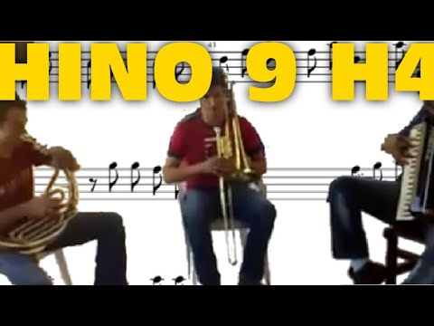 PARTITURA TOCATA HINO 9 ANTIGO - TOCATA COM BETINHO |  Música com Brenno