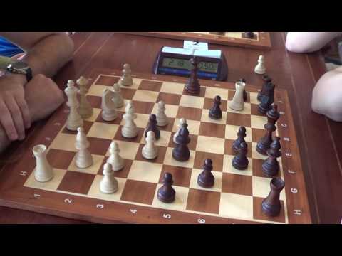GM Neiksans Arturs - WGM  Reizniece-Ozola Dana, Pirz defence, live blitz chess