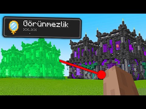 minecraft yapı kapışması AMA görünmezlik hilesi ile TROLLEDİM!
