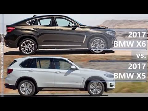 2017 BMW X6 vs 2017 BMW X5 (technical comparison)