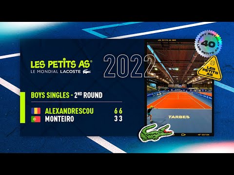 Les Petits As 2022 | Boys 2nd Round | Salvador Monteiro vs. Yannick Theodor Alexandrescou
