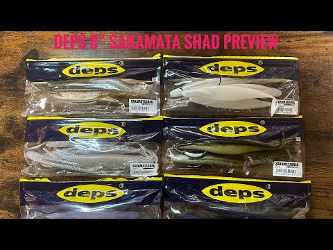 Deps 8” Sakamata Shad Preview