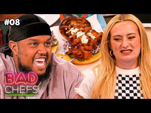 Hilarious Chaos in the Kitchen on Bad Chefs with Chunkz and Amelia Dimoldenberg