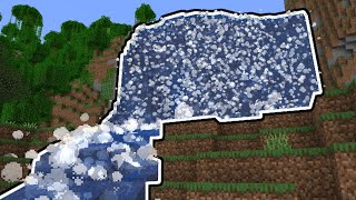 Minecraft waterfalls are so satisfying now