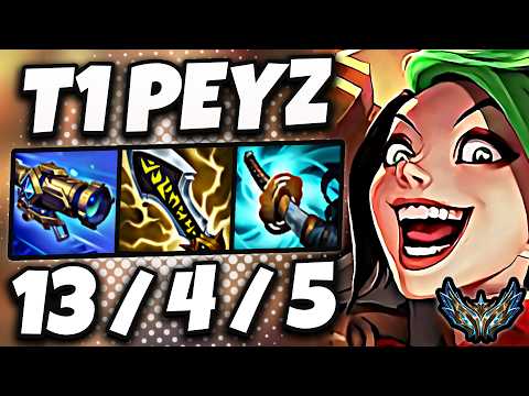 T1 Peyz Jinx vs Aphelios [ ADC ] Korea Challenger 2011 LP | Patch 26.3