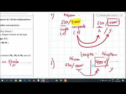 Correction d'un 2ème DS - ADC - Réseau triphasé équilibré