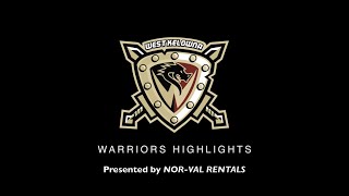 HIGHLIGHTS: Salmon Arm Silverbacks @ West Kelowna Warriors - October 9th, 2020