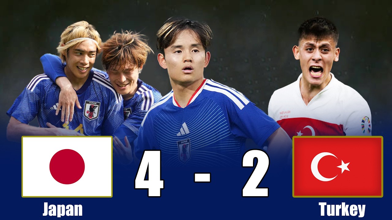 我々は日本人だ――アジアの巨人が世界を驚かせる。日本代表 vs トルコ、第4ゴールがトルコの希望を打ち砕き、6万人の観衆が歓喜に包まれた。
