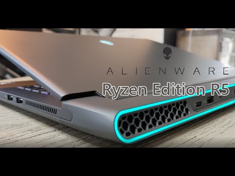 Alienware Ryzen Edition R5 5900HX RTX 3070 360Hz Unbox Review and Benchmark Test