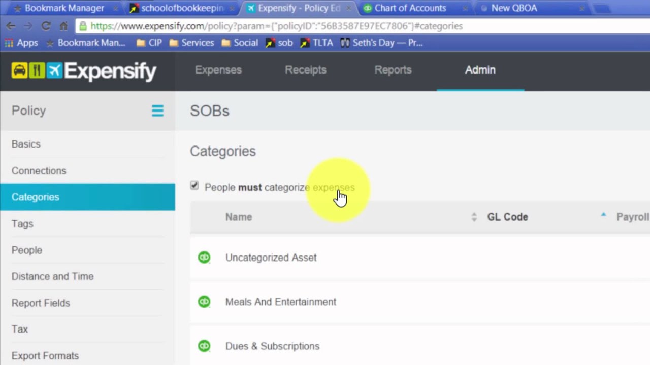Expensify Section 4 Lesson 1 Setting Policy