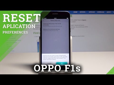 How to Reset App Data in OPPO F1s - Delete App Data / Restore Apps Settings