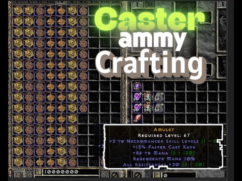 Project diablo 2 Caster amulet crafting S12