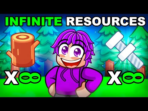 Roblox 99 Nights but I have INFINITE RESOURCES!