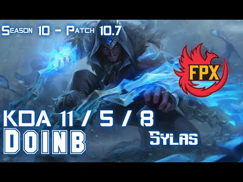 FPX Doinb SYLAS vs JAYCE Mid - Patch 10.7 KR Ranked