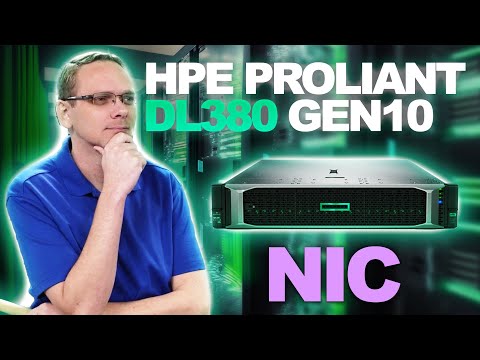 HPE ProLiant DL380 Gen10 Server NICs | Network Card Options | FLOM and PCIe NIC Cards | Installation
