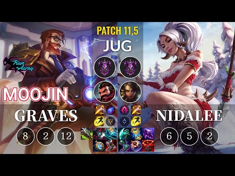 RNW Moojin Graves vs Nidalee Jungle - KR Patch 11.5