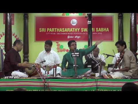 Saketharaman l Carnatic Vocal l December Music Festival 2017 l Sri Parthasarathy Swami Sabha