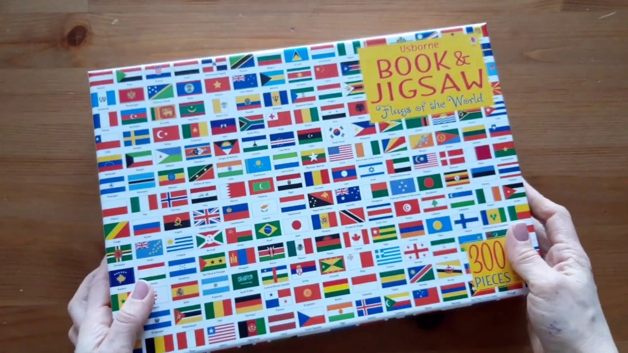 Usborne Flags of the World Picture Book and Jigsaw - Usborne