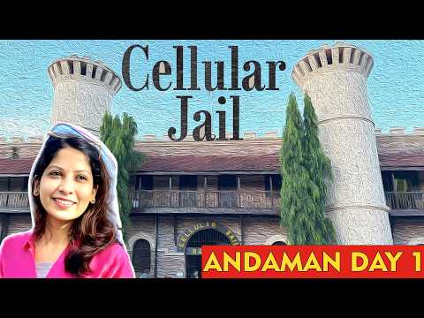 Cellular Jail & Corbyn's Cove Beach | Places to visit in Port Blair | Andaman Day 1 Vlog | 2025