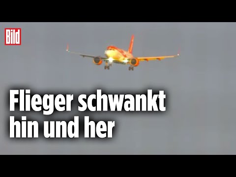 Pilot gelingt Flugzeug-Landung trotz Orkan | England