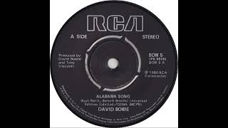 (40a) David Bowie - Alabama Song