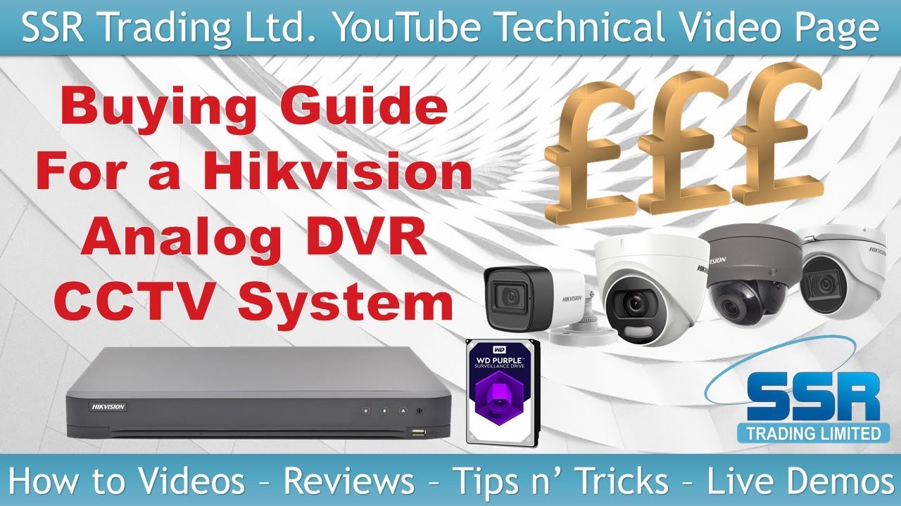 Hikvision Analog CCTV System Buyers Guide for Home Shop Office DVR & Cameras 2022