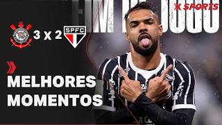 CORINTHIANS 3 X 2 SÃO PAULO - MELHORES MOMENTOS - BRASILEIRÃO