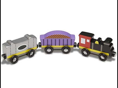 WOODEN TRAIN TRACKS WITH MOVABLE BRIDGE || Train Track Toys For Toddlers