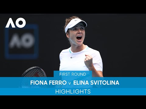 Fiona Ferro v Elina Svitolina Highlights (1R) | Australian Open 2022