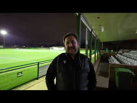 Wayne Carter - Post Match v Hendon (a) 