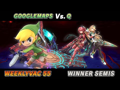 WeeklyVac 55 - SSBU - GoogleMaps (Toon Link) vs Q (Pyra & Mythra)