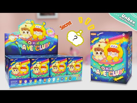Unboxing Q.Kid Wave Club Series Mini Plush Blind Box #kikagoods #unboxing #asmr #doll #anime #kawaii