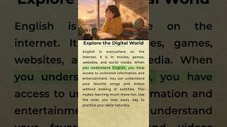 Explore the Digital World with English 🌐| Simple English Topic #learnenglish #englishpractice