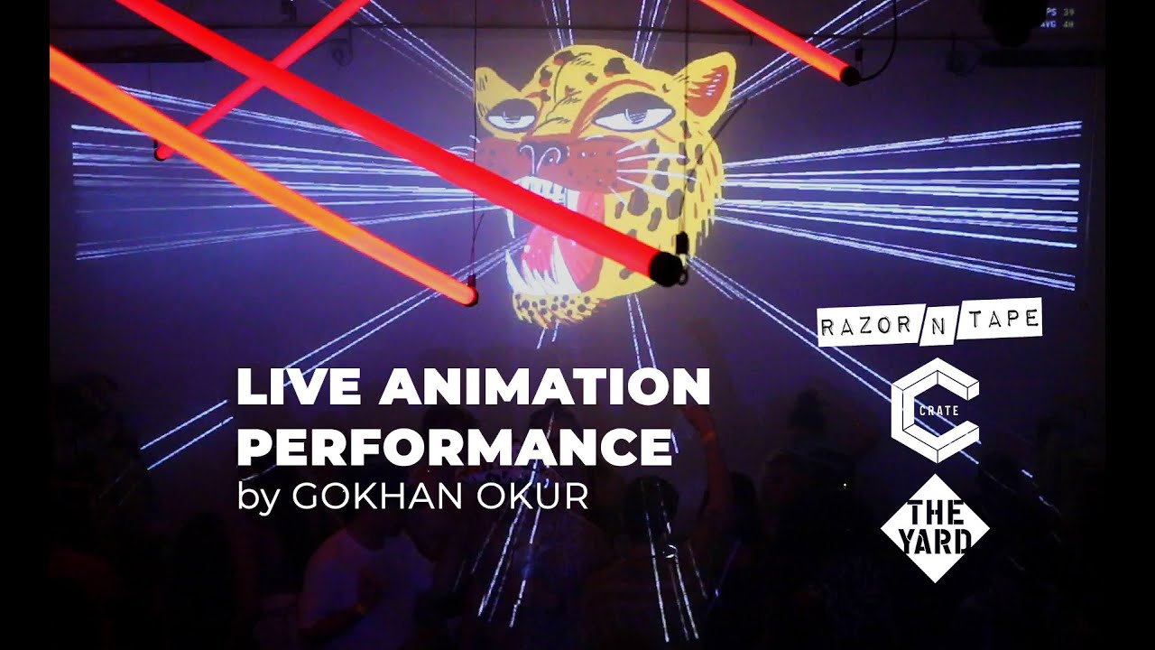 Live Animation Session at The Yard/ August 2023 , London, UK