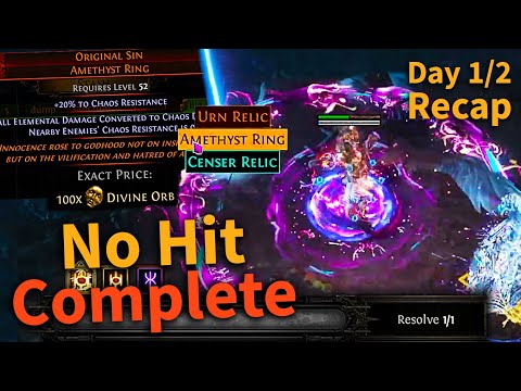 NOTHING to ORIGINAL SIN in under 48 Hours - POE Keepers Day 1/2