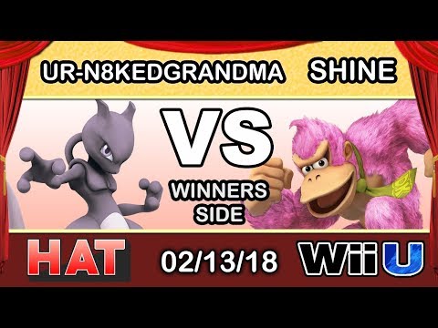 HAT 9 - Ur-n8kedgrandma (Mewtwo) Vs. LH | ShiNe (Donkey Kong/Lucas) Winners Side - Smash 4