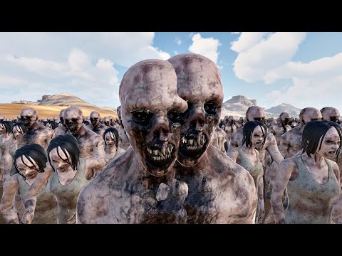 480K ZOMBIES ATTACKS 50 CLEOPATRA Ultimate - Epic Battle Simulator 2 UEBS