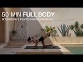 50 MIN NO EQUIPMENT FULL BODY WORKOUT Intermediate Level Optional Ankle Weights Home Workout